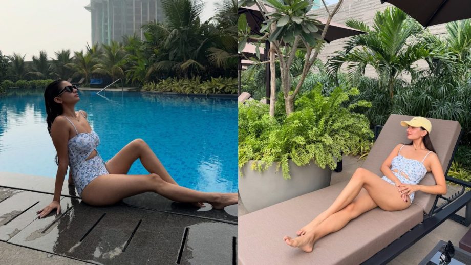 Anushka Sen Brings the Heat with Her Stunning Poolside Swimwear Look 933206