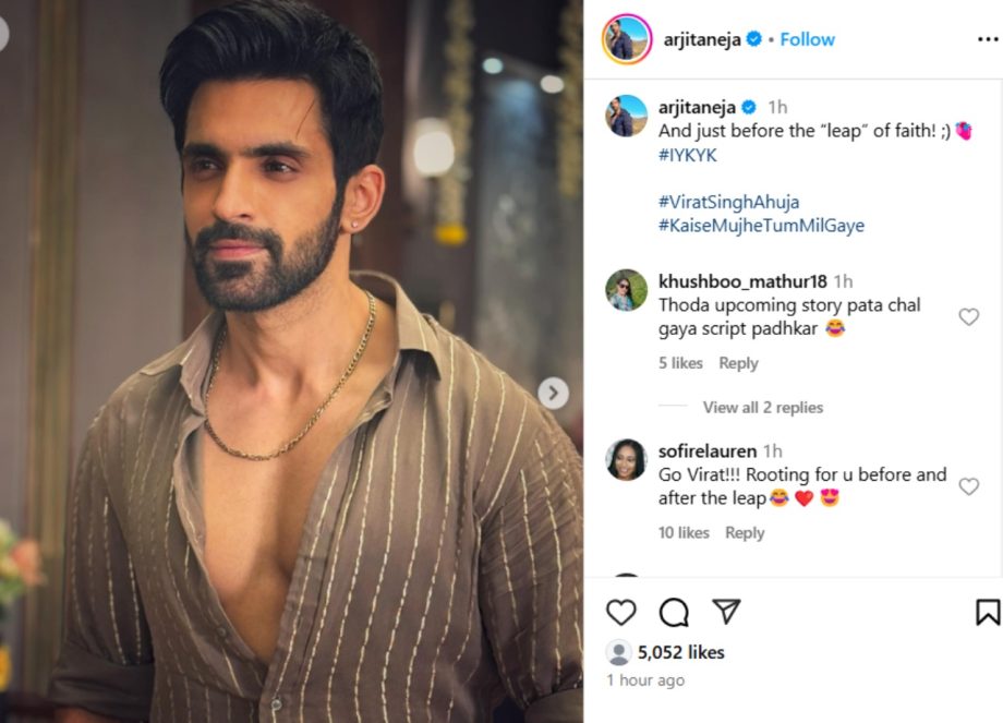 Arjit Taneja Shares BTS Photos, Confirms Leap In Kaise Mujhe Tum Mil Gaye 933245