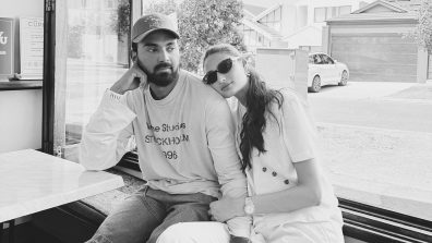 Athiya Shetty flaunts baby bump walking hand-in-hand with husband, KL Rahul