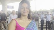 Baby John’s Wamiqa Gabbi Makes Airport Her Personal Runway In A Timeless Striped Simple Saree, Check Photos