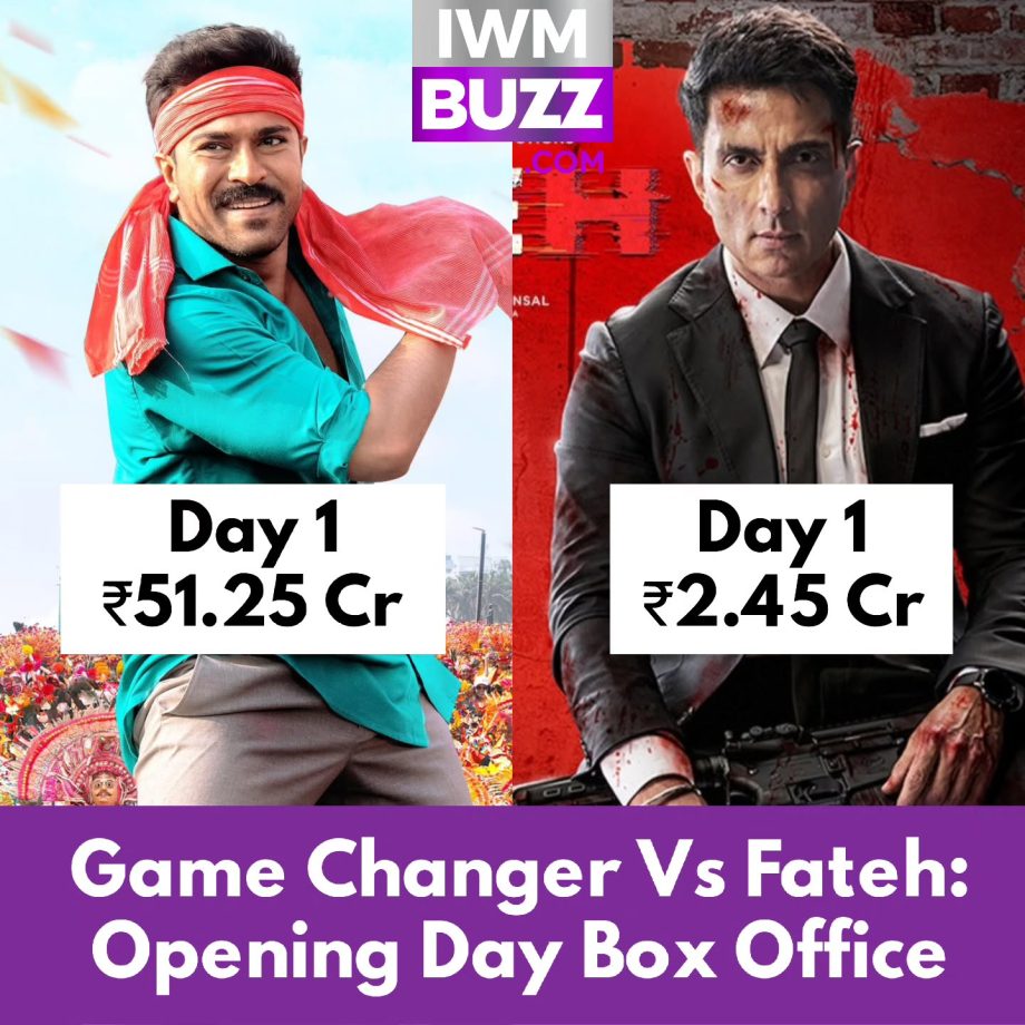 Box Office Battle: ‘Game Changer’ outpaces ‘Fateh’ on opening day 932359