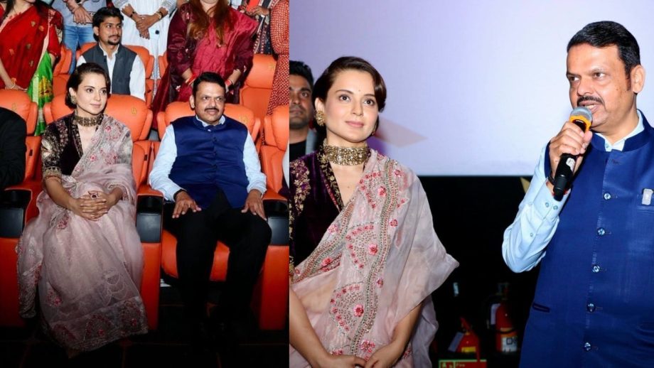 CM Devendra Fadnavis attends a special screening of Kangana Ranaut's 'Emergency' calls it a brilliant and impactful film 933011