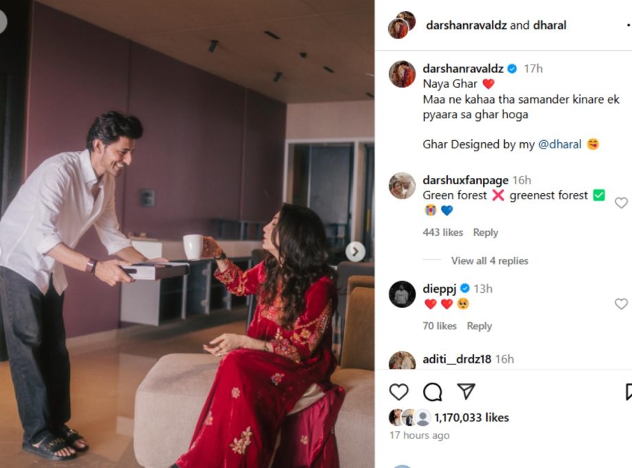 Darshan Raval moves into new house with wife, Dharal Surelia; shares candid images 934194