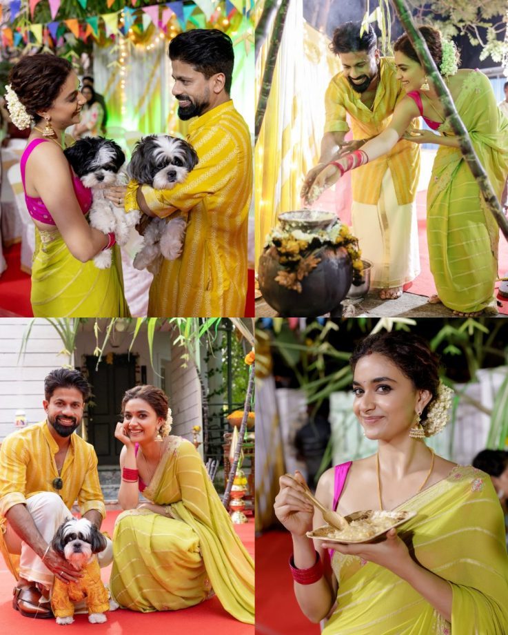 Inside Newlywed Brides Sobhita Dhulipala And Keerthy Suresh's Pongal Celebration 932837