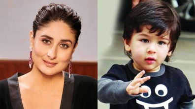 Kareena Kapoor captures son Taimur doing ‘MAA ki sewa’ as he walks on