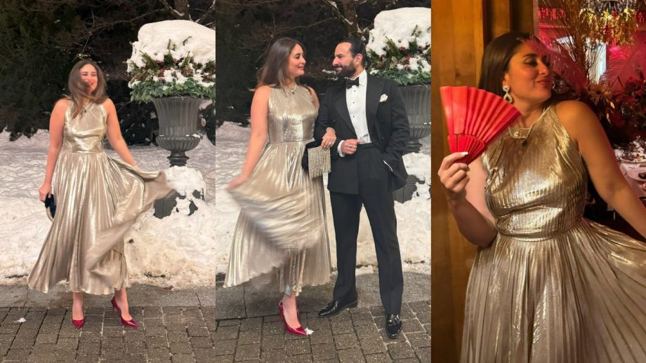 Kareena Kapoor Khan Makes A Happy Start Of The Year, Shares Adorable Photos With Saif Ali Khan & Taimur 931730