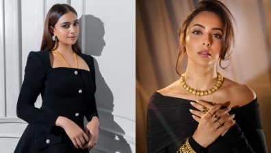 Keerthy Suresh’s European Mini Dress Or Rakul Preet Singh’s Stunning Bodycon Dress: Who Is True Style Icon In Black?