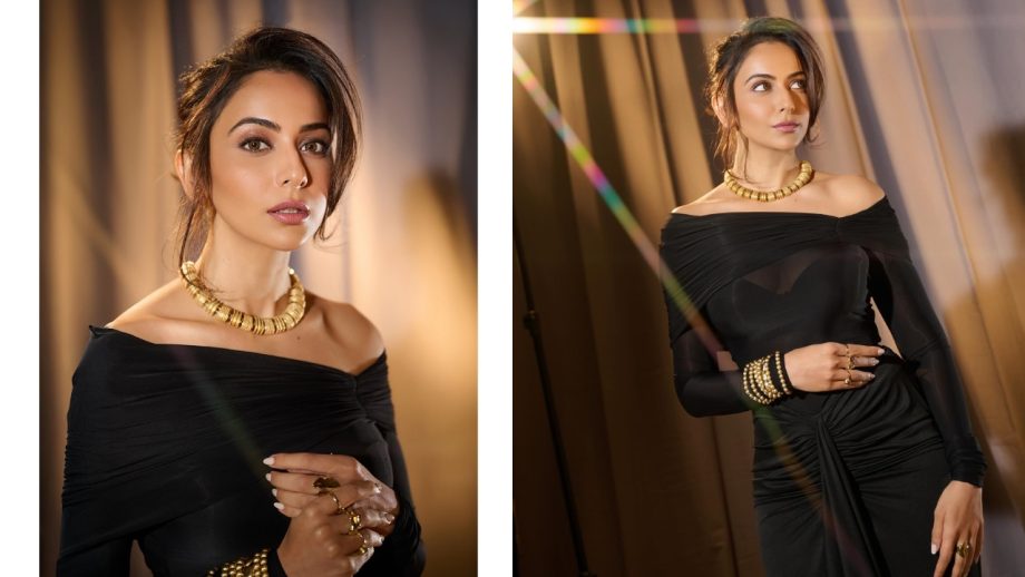 Keerthy Suresh's European Mini Dress Or Rakul Preet Singh's Stunning Bodycon Dress: Who Is True Style Icon In Black? 931873