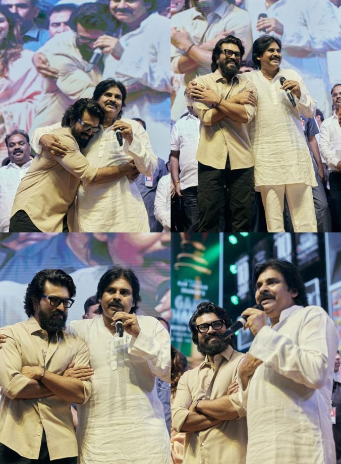 Mega Star Power Takes Over Rajahmundry: Ram Charan and Pawan Kalyan Create History with “Game Changer” Promotion 931633