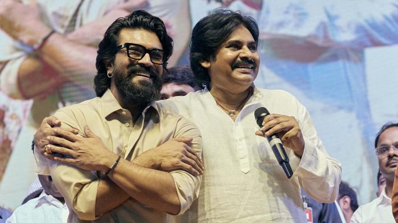 Mega Star Power Takes Over Rajahmundry: Ram Charan and Pawan Kalyan Create History with “Game Changer” Promotion 931634