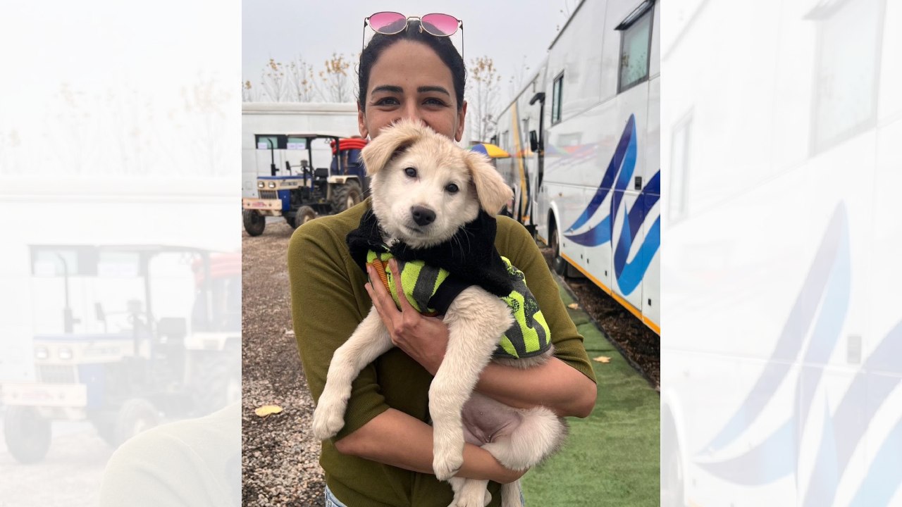 Mona Singh and team of Kohrra season 2 have a little puppy on the sets! Deets Inside! 933479