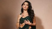 Nora Fatehi Flaunts Curves In Deep Neck Blouse & Shimmering Green Saree – See Pics 933647