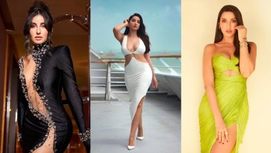 Nora Fatehi Turns Heads In Sultry & Sensational Cut-out Gowns – See Photos