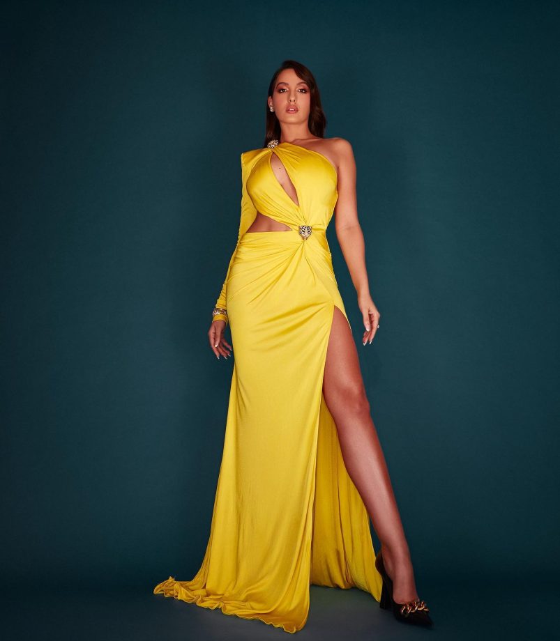 Nora Fatehi Turns Heads In Sultry & Sensational Cut-out Gowns – See Photos 935213