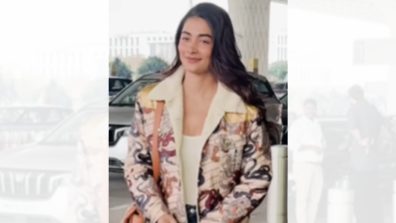 Pooja Hegde Uplifts Airport Swag In Beautiful Printed Jacket And Denim, See Here