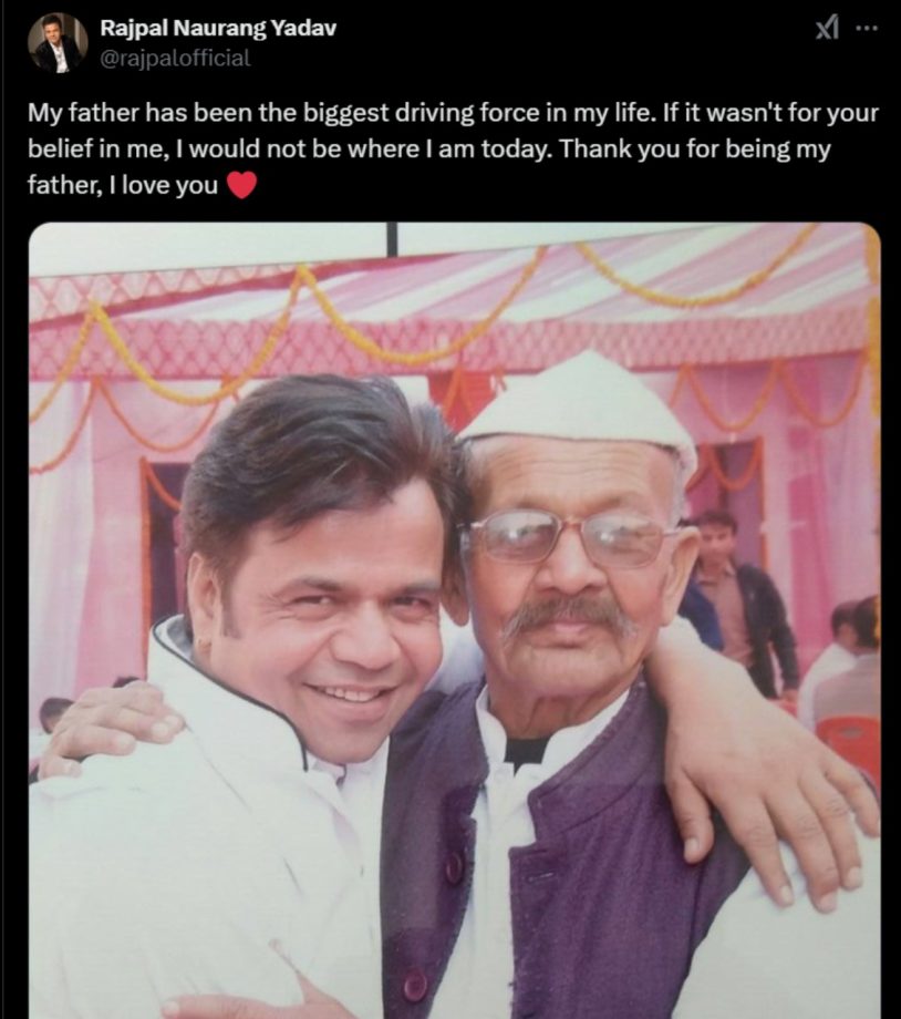 Rajpal Yadav's father passes away; actor pens a note 933853