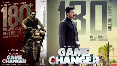 Ram Charan’s Game Changer Trailer Breaks Records with 180 Million Views in Just 24 Hours!