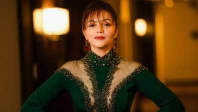 Rubina Dilaik Unveils Regal Charm in a Forest Queen-Inspired Look