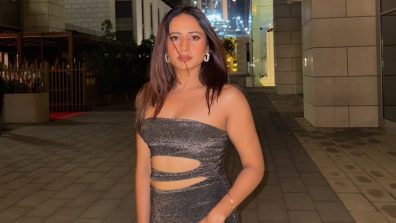 Sargun Mehta’s Glamorous Grey Midi Dress Steals the Show