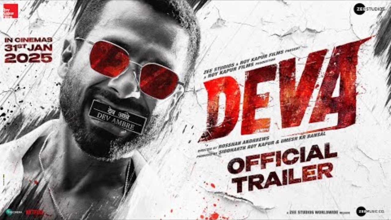 Shahid Kapoor and Pooja Hegde’s Deva Trailer OUT NOW – A Thrilling Ride of Action and Drama by Zee Studios & Roy Kapur Films! 933084