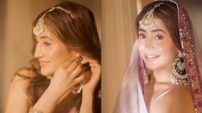 Shivangi Joshi Dazzles In Pink Embellished Backless Blouse & Lehenga – See Pics