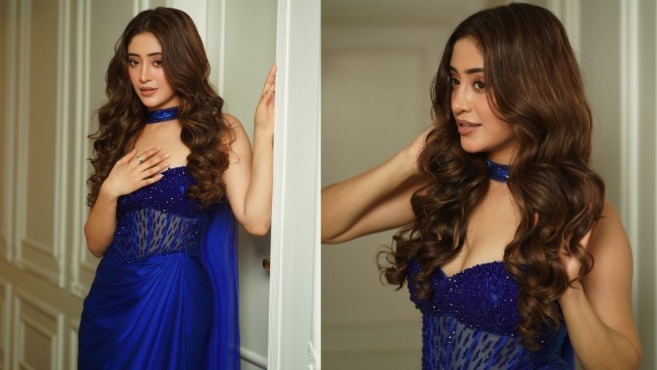 Shivangi Joshi Looks Like a Sea Goddess in Stunning Dark Blue Attire 933158