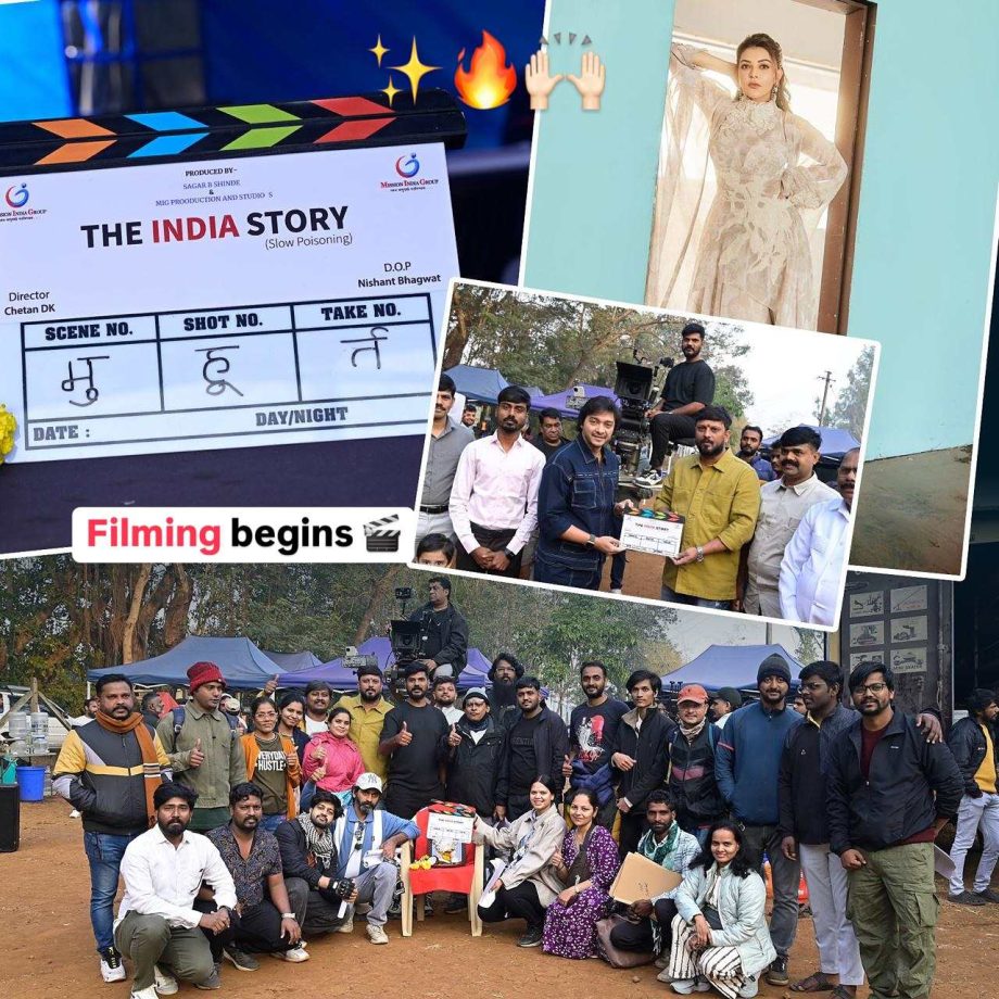 Shreyas Talpade and Kajal Aggarwal Begin Shooting for 'The India Story' 932080