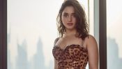 Tamannaah Bhatia Wows in a Daring Leopard Print Dress with Shimmering Details 931181