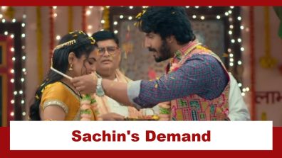 Udne Ki Aasha Upcoming Twist: Sachin demands Sailee’s grihpravesh; Will Renuka oblige?