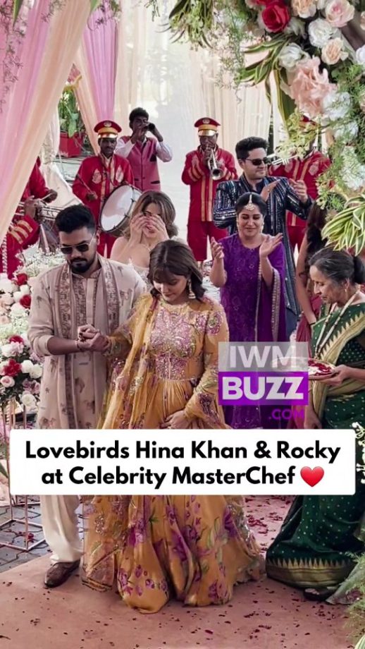 A Peek Into Hina Khan & Rocky Jaiswal's Wedding Vibes At Celebrity MasterChef 936584