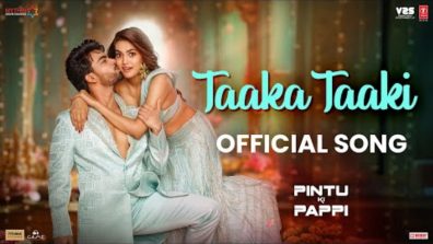 After the chartbuster “Beautiful Sajna,” the second song, ‘Taaka Taaki, from the romantic comedy of the year, ‘Pintu Ki Pappi, is out now.