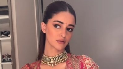 Ananya Panday’s Trendy Inspiration For New Bride To Rock In Red Saree- See Pics