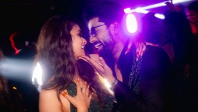 Keerthy Suresh Wrap Up Cocktail Party Night With Antony Thattil In Glittery Ensembles