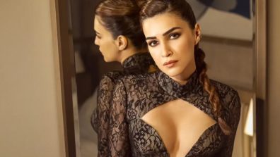 Kriti Sanon Brings Bold Glam to Life in a Black Net Bodycon Dress