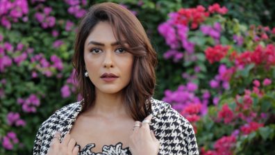 Mrunal Thakur Sets New Fashion Goals In Black-And-White Jumpsuit – See Pics