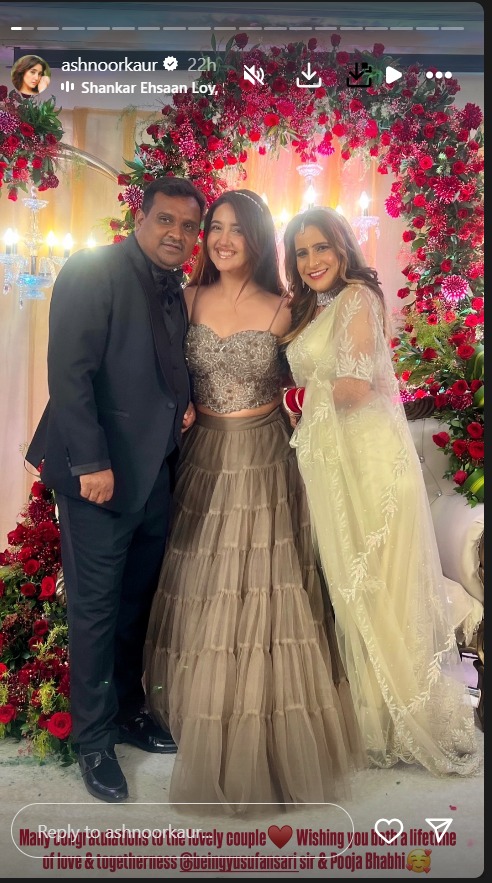 Patiala Babes Director Yusuf Ansari Gets Married, Ashnoor Kaur Shares Adorable Photos 938607