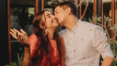 Prajakta Koli Shares Photos From Mehendi Ceremony, Vrishank Khanal’s Cute Kiss Grabs Attention