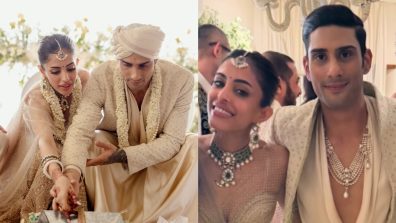 Prateik Babbar Goes Bold Kissing Priya Banerjee In Wedding Photos, Take A Look