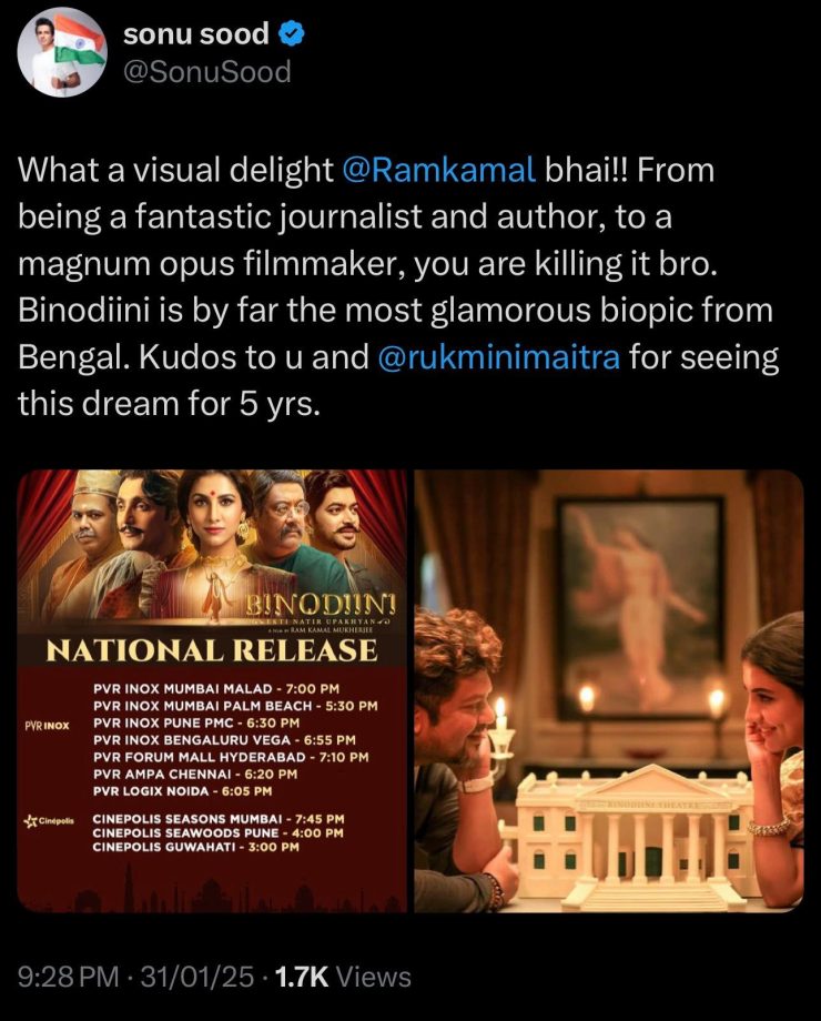 Ram Kamal Mukherjee's Bengali Magnum Opus Binodiini Ekti Natir Upakhyan gets PAN India support! 935280