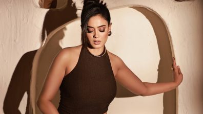 Shweta Tiwari Turns Heads in a Stunning Coco Brown Bodycon Dress