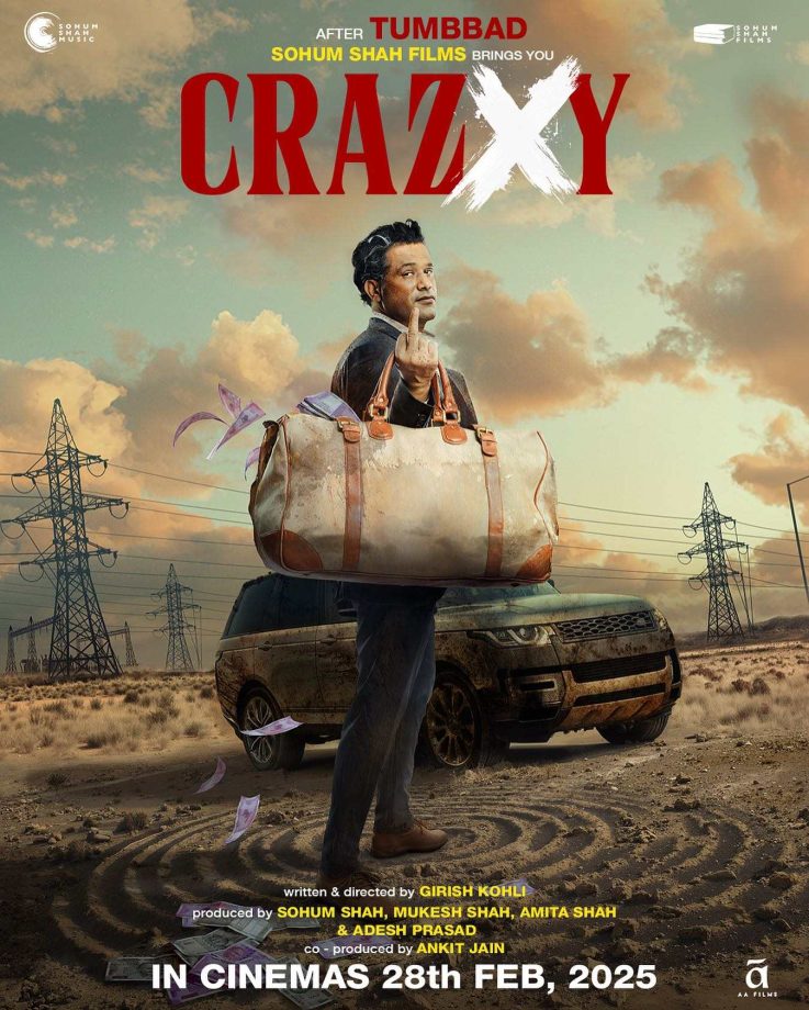 Sohum Shah Films Drop a New CRAZXY Poster ft. Sohum Shah—Teaser OUT Tomorrow! 935549