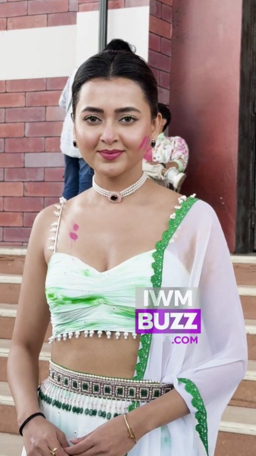 Tejasswi Prakash Exudes Elegance And Charm In Flowy White Lehenga Choli- See Photos 936810