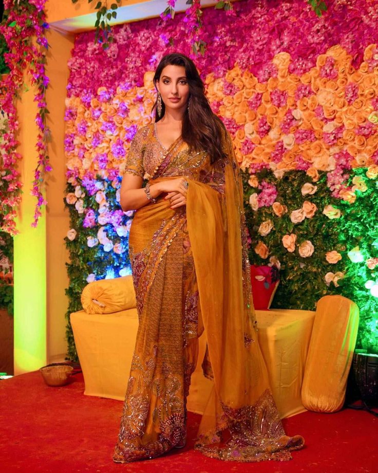 Times Nora Fatehi Proved Sheer Saree Is Her Ultimate Style Statement 935823