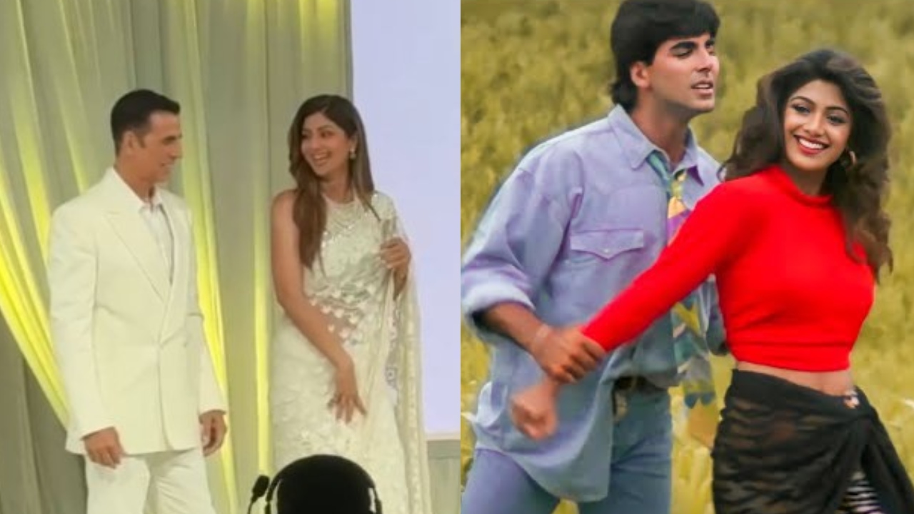 Akshay Kumar & Shilpa Shetty reunite for 'Chura Ke Dil Mera' on stage; fans go berserk 939228