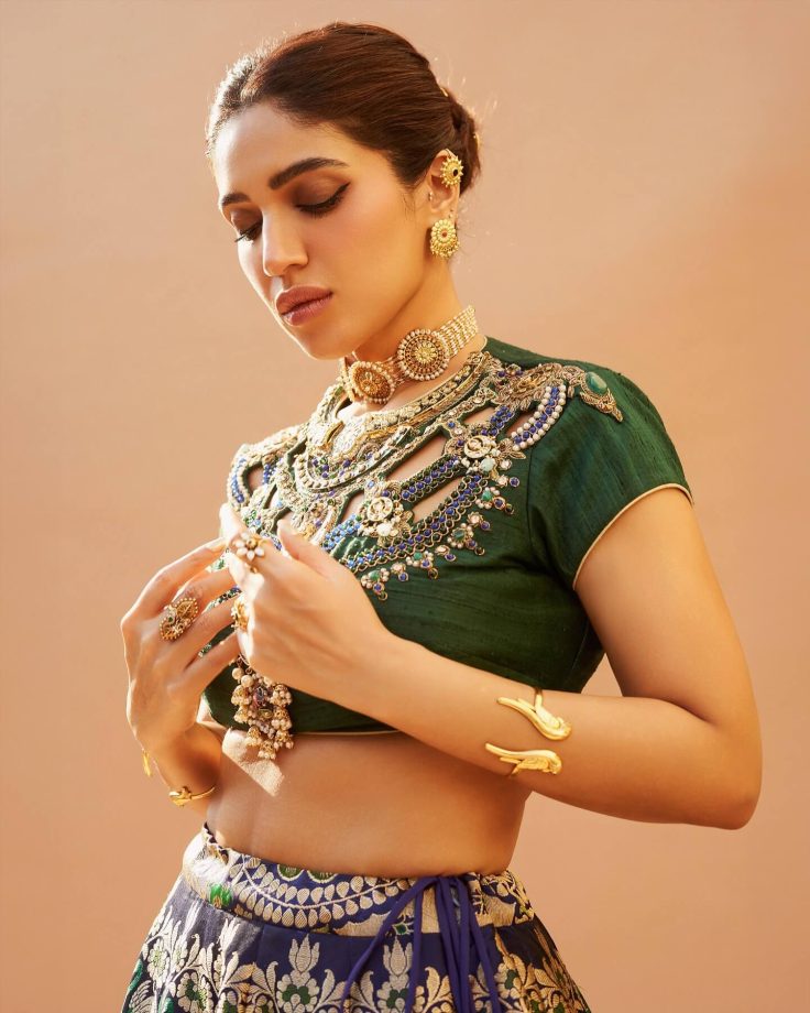 Bhumi Pednekar Exudes Royalty in an Embroidered Lehenga 940591