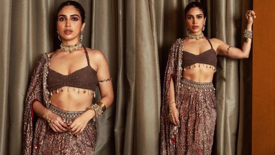 Bhumi Pednekar Redefines Bohemian Chic In Bold Bralette & Skirt, Take A Look 941075