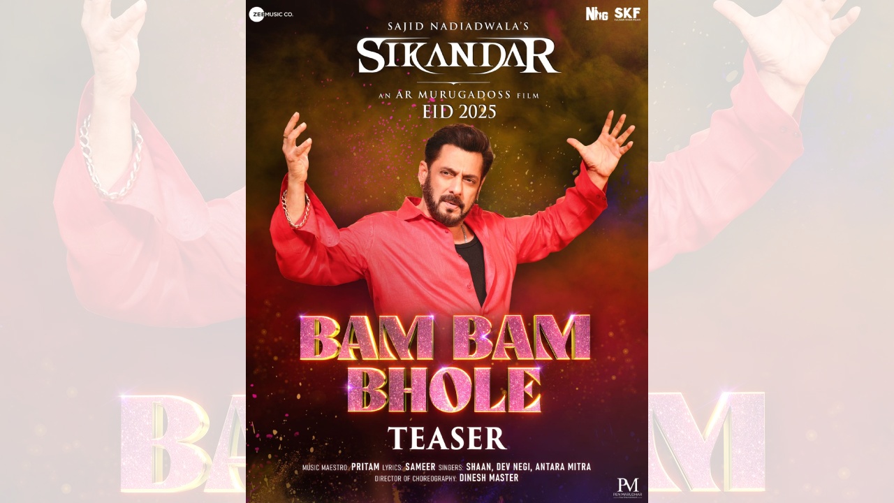 Get Ready for a Colorful Celebration! Sajid Nadiadwala’s Sikandar Drops “Bam Bam Bhole” Song Teaser Starring Salman Khan! 940056