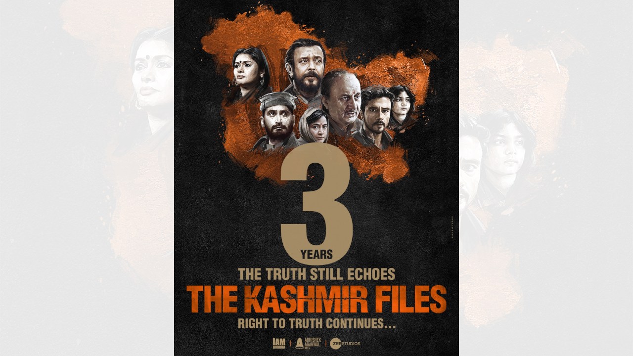 "If The Kashmir Files disturbed you, The Delhi Files will destroy you" Says filmmaker Vivek Ranjan Agnihotri as The Kashmir Files completes 3 years! 940208