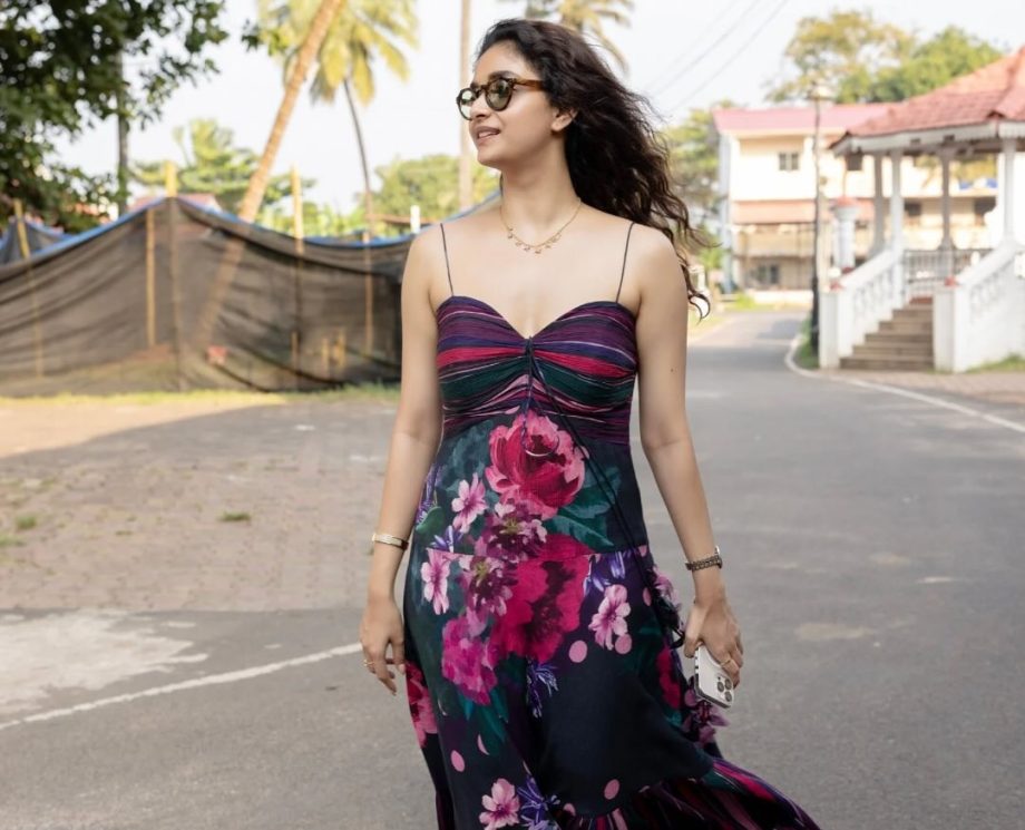 Keerthy Suresh's Floral Maxi Dress Is The Ultimate Summer Style Goal - Take Cues 940352