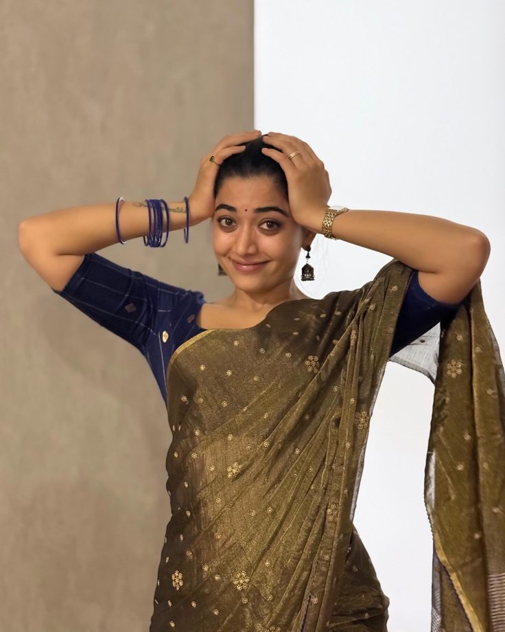 Rashmika Mandanna's Saree Looks That Screams Attention With Elegance 939939